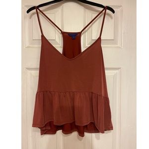 Beautiful Aeropostale flowy peplum tank! Size: XL! Worn once, in excellent shape